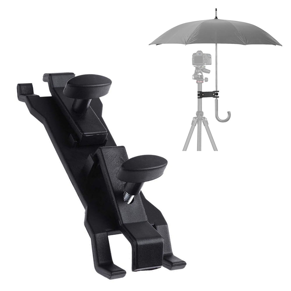 Portable Outdoor Photography Umbrella Holder Clamp Clip Camera Tripod