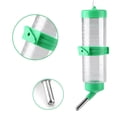 thumbnail image 2 of YAHHU 250ml / 8.45 oz Pet Rat Hamster Drinking Bottle Auto Non Drip Hanging Water Dispenser Green Stainless Steel Spout Small Animal Cage Accessories for Hydration, 2 of 9