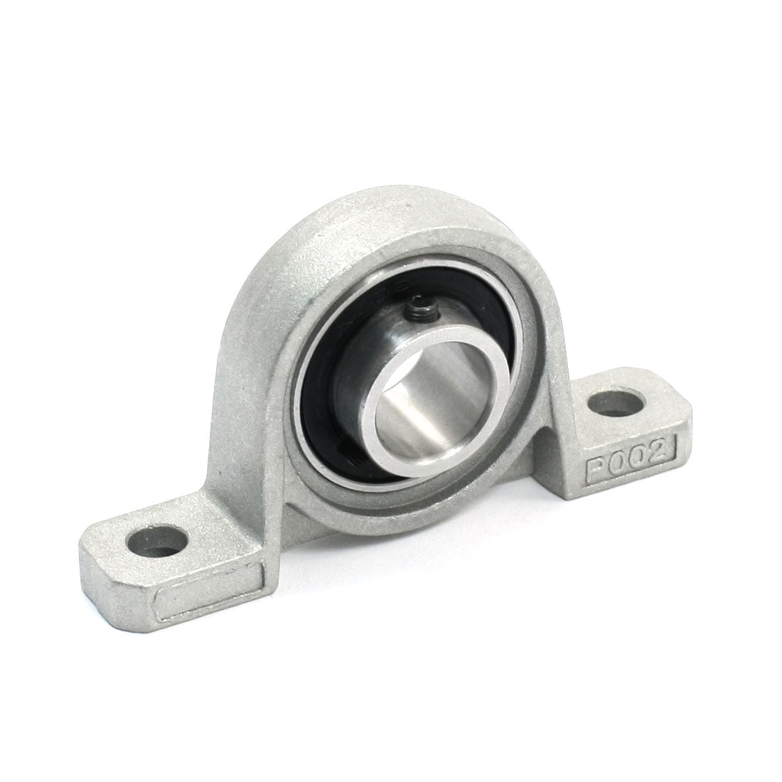 P002 Dual Bolt 15mm Dia Bore Metallic Selfaligning Flange Ball Bearing