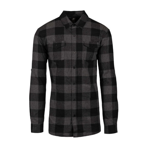 Burnside Yarn-Dyed Long Sleeve Flannel Shirt