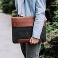 thumbnail image 5 of MegaGear Genuine Leather and Fleece MacBook Bag for 15 & 16 Inch, 5 of 5