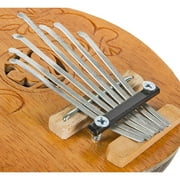 X8 Drums Thumb Piano Gecko Kalimba, Coconut Shell