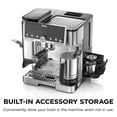 thumbnail image 4 of Ninja Luxe Café Pro Espresso Machine & Drip Coffee Maker, Cold Brew, Hot Water, Integrated Tamper, Built-in Grinder, Hands-Free Frother for Cappuccinos, Lattes, Americanos, Dairy or Non-Dairy, ES701, 4 of 12