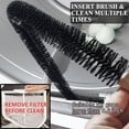 thumbnail image 4 of Brosse de Nettoyage pour Piège à Peluches de Sécheuse 29.5 Pouces Long, Brosse pour Condenseur de Réfrigérateur, Brosse de Nettoyage pour Filtre à Peluches de Sécheuse, Prévient les Risques d'Incendie, 4 of 7