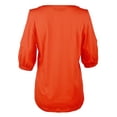 thumbnail image 2 of Women's Cold-Shoulder Keyhole Top-R-S, 2 of 4