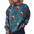 thumbnail image 2 of Pntutb Christmas Tree Thickened Ladies Casual Print Manga larga Cuello redondo Pullover Suéter top Pntutb Pntutb-3180, 2 of 6