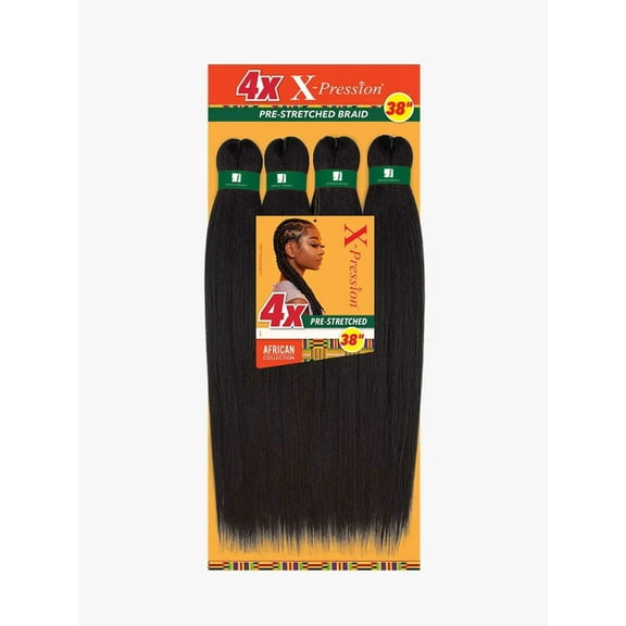 Sensationnel 4x- Xpression Pre-Stretched Braiding Hair 38"