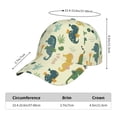 thumbnail image 2 of Fotbe Seahorse Gorro Clásico de Béisbol, Gorra Ajustable con Broche Snapback, Gorro de Exterior de Algodón Suave, 2 of 6