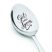 Get well Spoon| I care gift |Sentimental recovery gift |Christmas gift |Best Inspirational engraved spoon Gift For Friends| Motivational Spoon Theory Encouragement Recovery Chronic Pain Sufferers gift