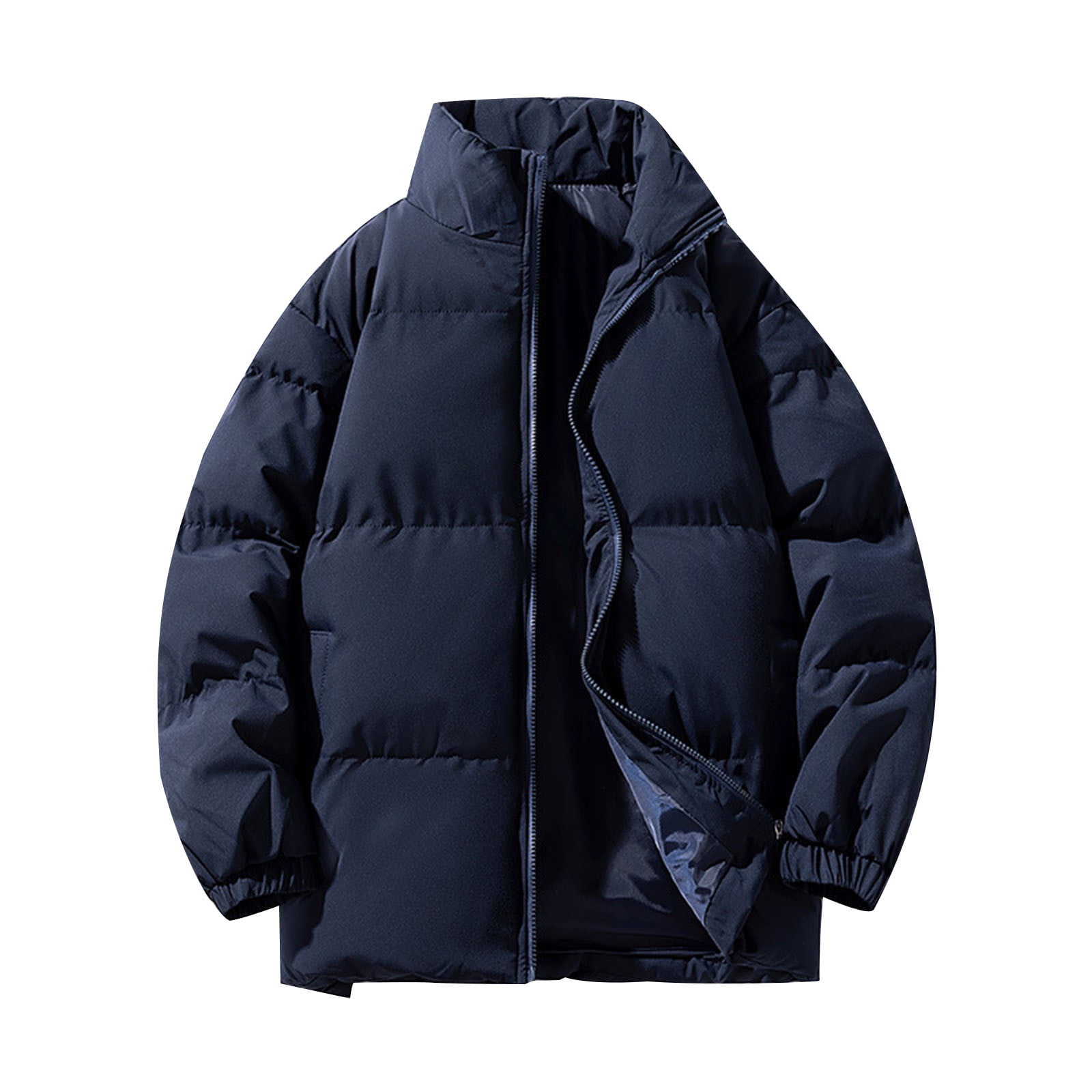 Men's Lightweight Packable Puffer Jacket Winter Coat Winter Solid