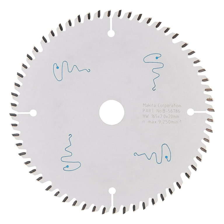 Makita A 99982 6 1 2in. 60T ATB Carbide Tipped Cordless Plunge Saw Blade