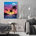 thumbnail image 2 of Cuadros Decorativos Playa Puesta de sol Cuadro sin marco Pintura al óleo por números Kit de cuadros pintados a mano Ehuebsd Nuevos Originales, 2 of 9