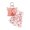 czb# Light Pink515, variant on CUZIBR Girls Baby Summer Dress Clothes Sets Fly Sleeve Ruffles Ribbed Cardigan Coat Tops And Floral Prints Round Neck Cute Bow Dresses With Headbands Outfits Dailywear,Light Pink,2-3 Years