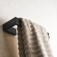 thumbnail image 3 of Afoxsos Modern 8.26 in. Wall Mounted Towel Bar, Angle Simple Stainless Steel in Black Open Arm Kitchen Towel Bar Hand Towel Rack, 3 of 7