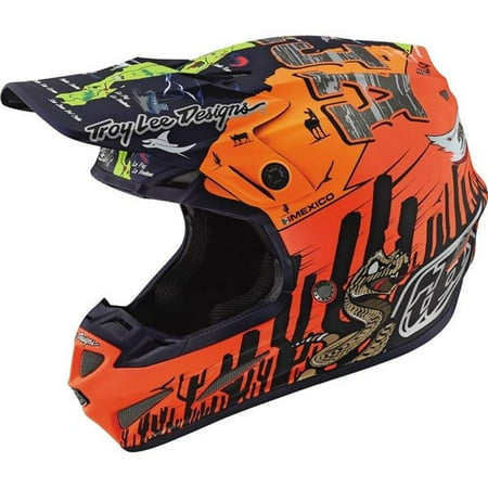 Troy Aikman Signed Helmet - Troy Lee Designs SE4 Composite Baja Helmet