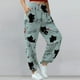 thumbnail image 1 of Puntoco Moda Mujer Verano Deporte Pantalones de pierna ancha Impresión Casual Pantalones largos sueltos Puntoco Puntoco-1718, 1 of 5