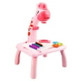 thumbnail image 2 of Hxlamzoo Kids Toys Child Smart Giraffe Style Projector Desk with Light Learning Painting Machine Toy 5ML Toys Clearance Sale, 2 of 9