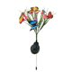 thumbnail image 2 of Luces solares de jardín con mariposas y margaritas que cambian de color - Luces impermeables LED para estacas exteriores para decoración de jardín, patio y jardín, 2 of 8