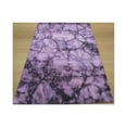 thumbnail image 3 of EORC Purple Handmade Wool Contemporary Dip Dyed Rug, 2' x 12'-Color:Purple,Material:Wool, 3 of 3