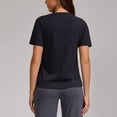 thumbnail image 7 of Resivox Scrubs for Women Plus Size Nurse Uniforms Stretchy V Neck Plain Scrub Shirts Medical Scrub Tops Scrub Tops Scrubs for Tall Women Black 3XL, 7 of 7