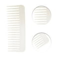 thumbnail image 3 of Unique Bargains 1 Pc Loose Powder Style Wide Tooth Comb for Curly Thin Hair Plastic Clear Yellow, 3 of 3