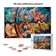 thumbnail image 6 of Disketp Psychedelic Faces Colorful Custom Puzzle Personalized Puzzles 1000 Pieces, Customized Picture Puzzle for Adult and Teens((29.5×19.7in, Vertical), 6 of 9