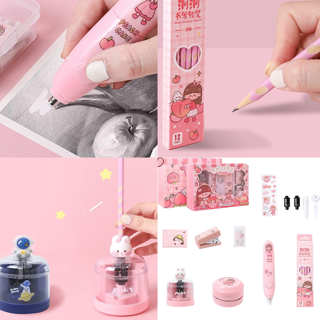 Battery Operated Electric Stationeries Multifunction Automatic Pencil Sharpener