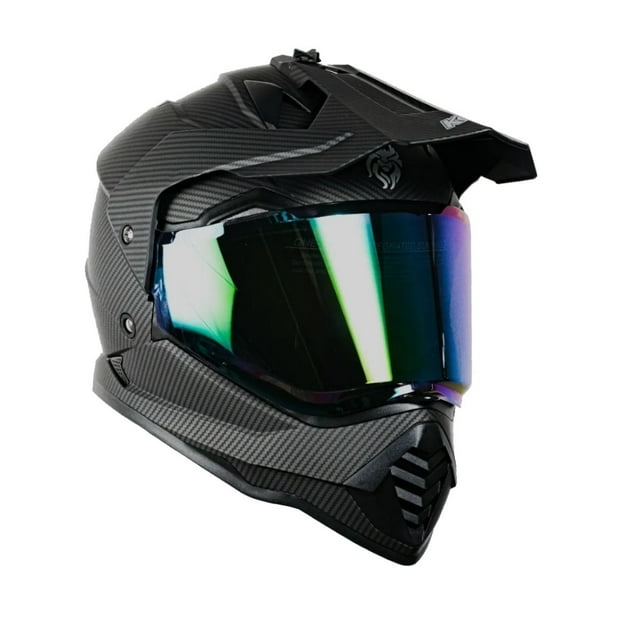 Casco Multiproposito Para Moto Kov Onix Negro Carbono KOV Onix