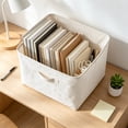 thumbnail image 6 of Fmbmuo Foldable Storage Basket With Handle , Storage Containers For Clothes Diamond Art Storage For Wardrobe Shelf Nursery Bedroom Living Room, 6 of 6