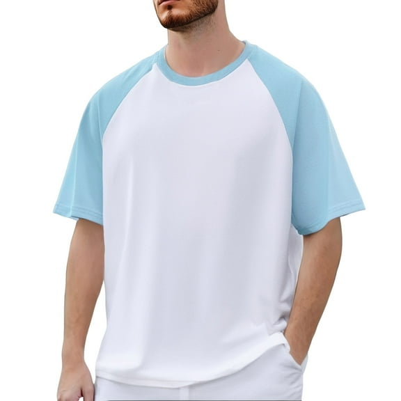 Men Blouses Medium Shirt Men 1970's Workout Clothes Color Tops Soft Tee Long Sleeve Tan Top Summer Tee Shirts for Loose Fit Fitted Long Sleeved Shirt Tops Loose Fit Plain Teal Shirts Men's Light Blue