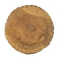 thumbnail image 4 of A&B Home Round Teak Wood Fluted Decorative Bowl 7.9" x 7.9" x 3.9", 4 of 10