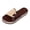 White, variant on Canvas Platform Slippers for Women Open Toe Slide Sandals Fashion Hollow out Strap Slip on Wide Width Low Wedge Dress Shoes Black Size 9