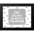 thumbnail image 2 of Imperfect Dust 18x15 Black Modern Framed Museum Art Print Titled - Dont Stop Your Day Dreaming, 2 of 5