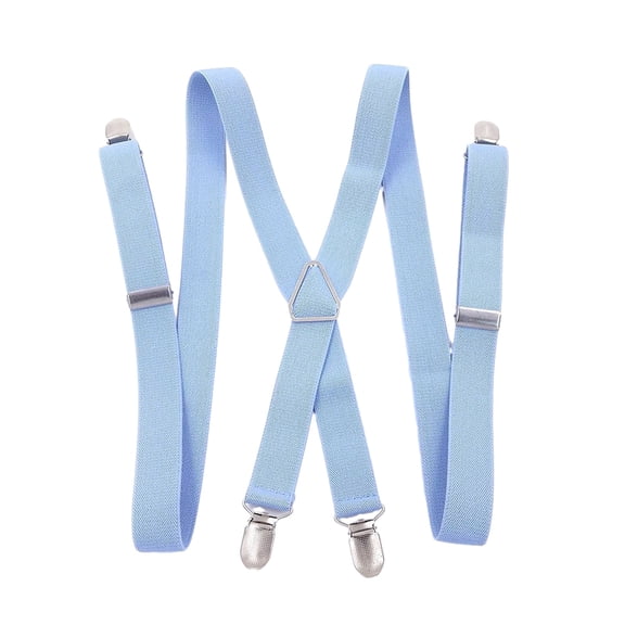 X Shape Suspenders for Men and Woman Elastic Heavy Strong Pant Clip Suspenders