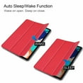 thumbnail image 3 of Allytech Case for Apple iPad Pro 12.9-Inch 2020 Model 4th Generation (NOT for 2018 Model), Compatible with Apple Pencil Cover with Auto Wake/Sleep Slim Stand Folio Full Protection, Red, 3 of 8