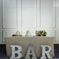 thumbnail image 7 of BalsaCircle 20" Silver B Marquee Letter Warm White LED Lighted Sign Metal Finish Event Party, 7 of 7