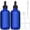 Blue, variant on 2 Pack 4 oz Amber Dropper Bottles, Tincture Bottles with Dropper, Glass Serum Bottle with Dropper for Essential Oils with Funnel, Labels & Pipette