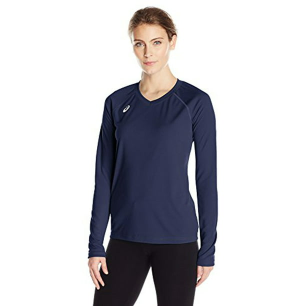 ASICS Women's Circuit 8 Long Sleeve Volleyball Jersey - Walmart.com ...