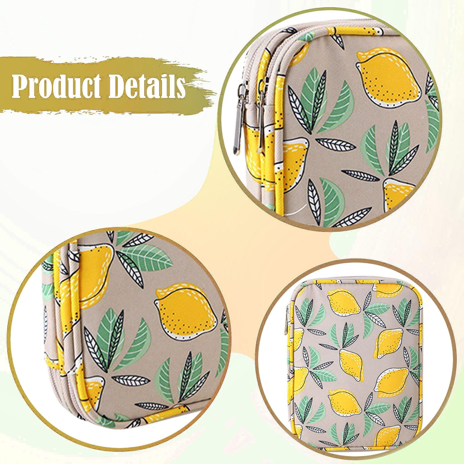 HOMYL Crochet Hook Case Empty Knitting Case Multifunction Sewing Knitting Storage Bag