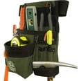 thumbnail image 5 of GRAINTEX CS2428 10-Pockets Hunter Green Finisher Tool Pouch Rip-stop Canvas with 2" Webbing Belt for Constructors, Electricians, Plumbers, Handymen, 5 of 7