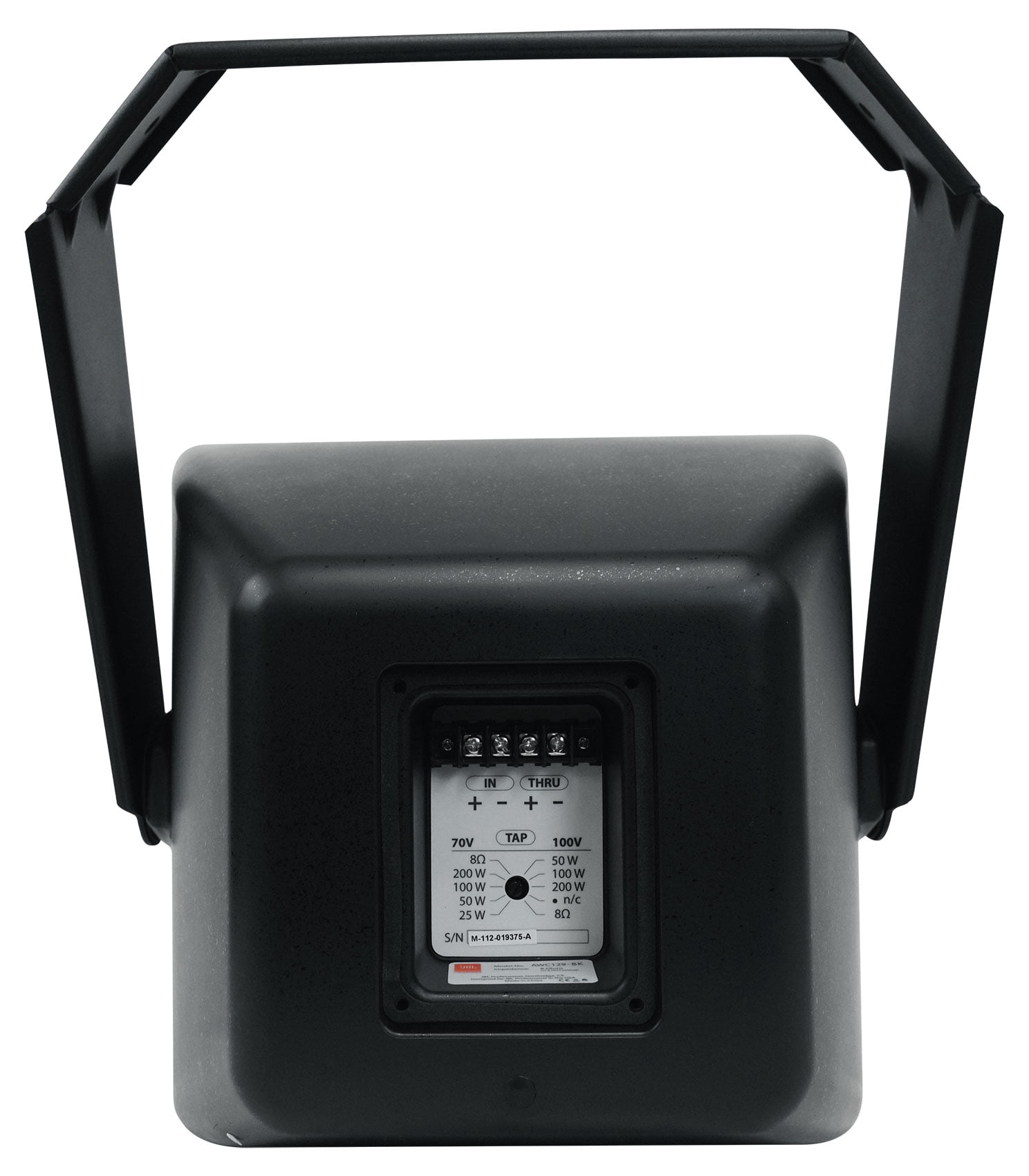 JBL Professional All Weather AWC129-BK 400 W RMS - 1600 W PMPO - 12" Woofer Indoor/Outdoor Speaker - 2-way - Black
