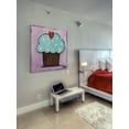 thumbnail image 5 of Marmont Hill "Purple Heart Cupcake" by Tori Campisi Painting Print on Canvas, 5 of 7