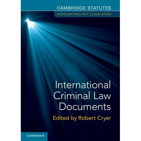 International Criminal Law Documents, (Paperback)