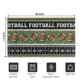 thumbnail image 5 of Colorful Football Field and Balls Pattern Door Rugs,Washable Non Slip Door Mats Indoor,Decorative Door Mats,Entry Mat Indoor for Entrance,Bedroom,Kitchen,Bathroom,17"x30", 5 of 6