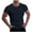 Navy, variant on Men's Muscle T Shirts Stretch Short Sleeve Bodybuilding Workout Casual Slim Fit Tee Shirts
