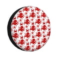 thumbnail image 1 of Fotbe Octopus Funda de Llanta de Repuesto con Estampado, Engrosada, Ajuste Universal para Jeep, Remolque, RV, SUV, Camión-17 inch, 1 of 6