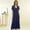 Dark Blue, variant on Endives Nightgown for Women Full Length Soft Breathable Crew Neck Sleepshirt for Women Sleep Dress Nightshirt Ladies Summer Pajama Dress Long Dress Causal Nightwear Dark Blue M