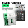 Professional Audio Mixer D Debra DG-05, 5 Channel Sound Board Mixing ...
