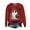 A01-Wine, variant on guuuGxd Halloween Womens Sweatshirt Round Neck Sweatshirts for Women Ghosts/Pumpkin Graphic Cute Shirts Fall Crewneck Sweatshirt Basic Tops 2025 Beige,XXL