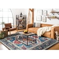 thumbnail image 3 of SAFAVIEH Claremont Roseann Oriental Area Rug, Blue/Purple, 6'7" x 6'7" Square, 3 of 9